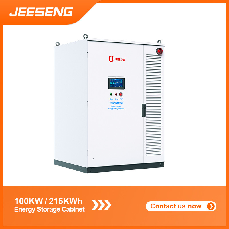 100KW 215KWh Armoire de stockage d'énergie refroidie par liquide Pour le système de stockage d'énergie industriel et commercial