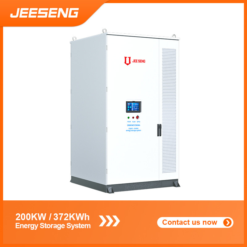 200KW 372KWh Armoire de stockage d'énergie refroidie par liquide Pour le système de stockage d'énergie industriel et commercial