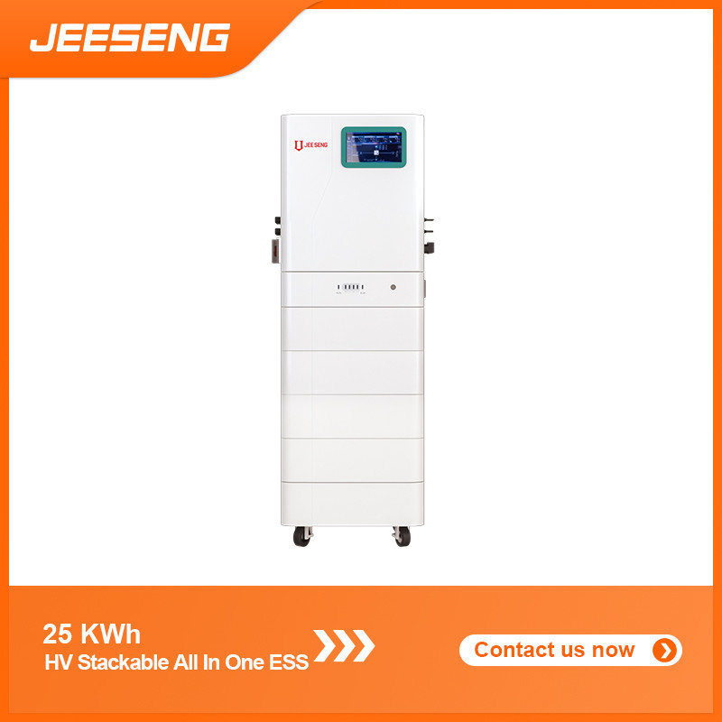 Système de stockage d'énergie empilable 12 kW 25 kWh haute tension tout en un ESS empilable avec technologie BMS avancée