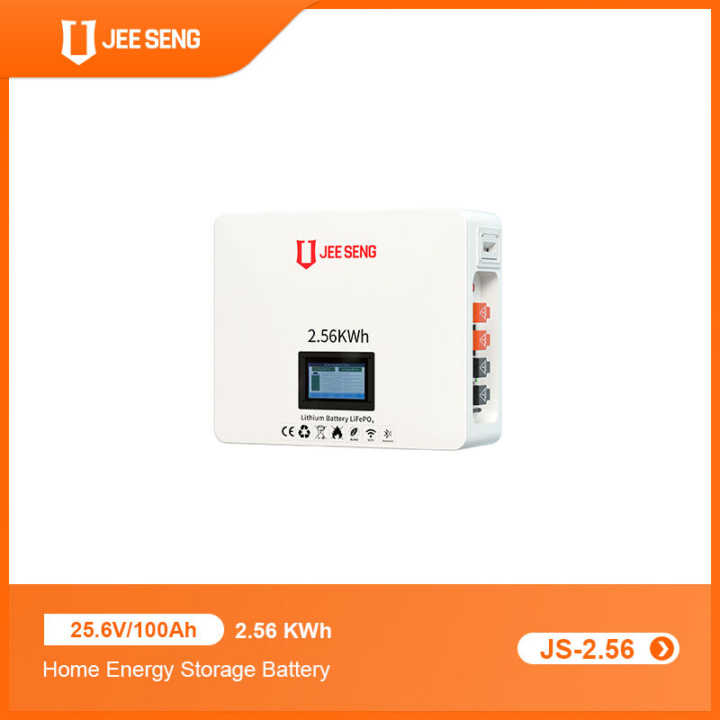 2.56KWh Système de stockage d'énergie à domicile monté sur le mur avec technologie BMS avancée pour le système d'énergie solaire