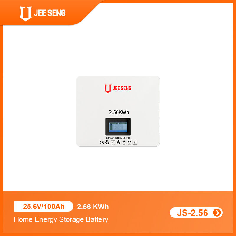 2.56KWh Système de stockage d'énergie à domicile monté sur le mur avec technologie BMS avancée pour le système d'énergie solaire