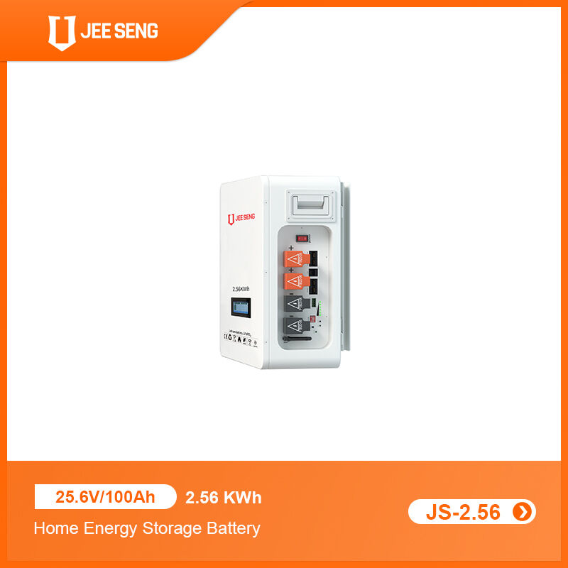 2.56KWh Système de stockage d'énergie à domicile monté sur le mur avec technologie BMS avancée pour le système d'énergie solaire