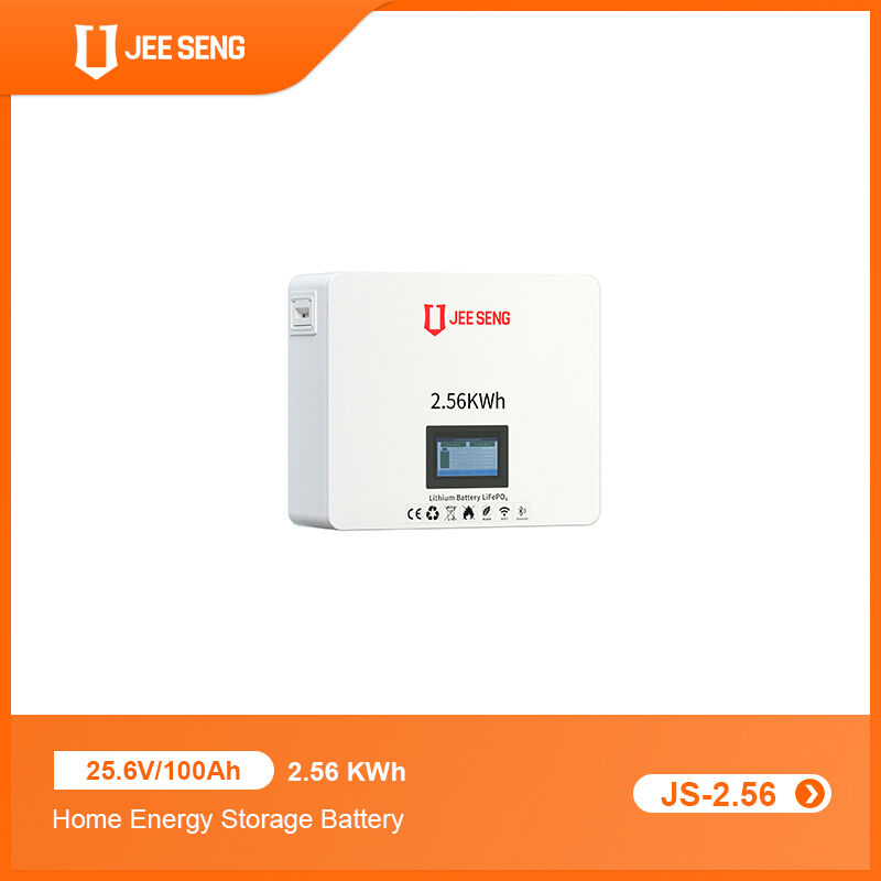 2.56KWh Système de stockage d'énergie à domicile monté sur le mur avec technologie BMS avancée pour le système d'énergie solaire