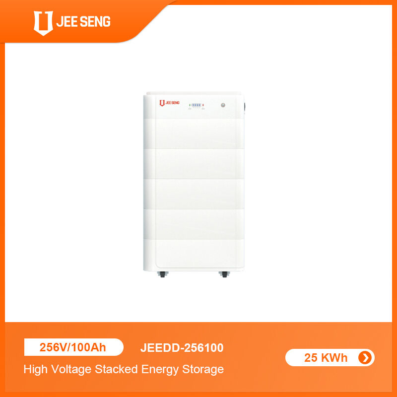 Système de stockage d'énergie empilable 12 kW 25 kWh haute tension tout en un ESS empilable avec technologie BMS avancée