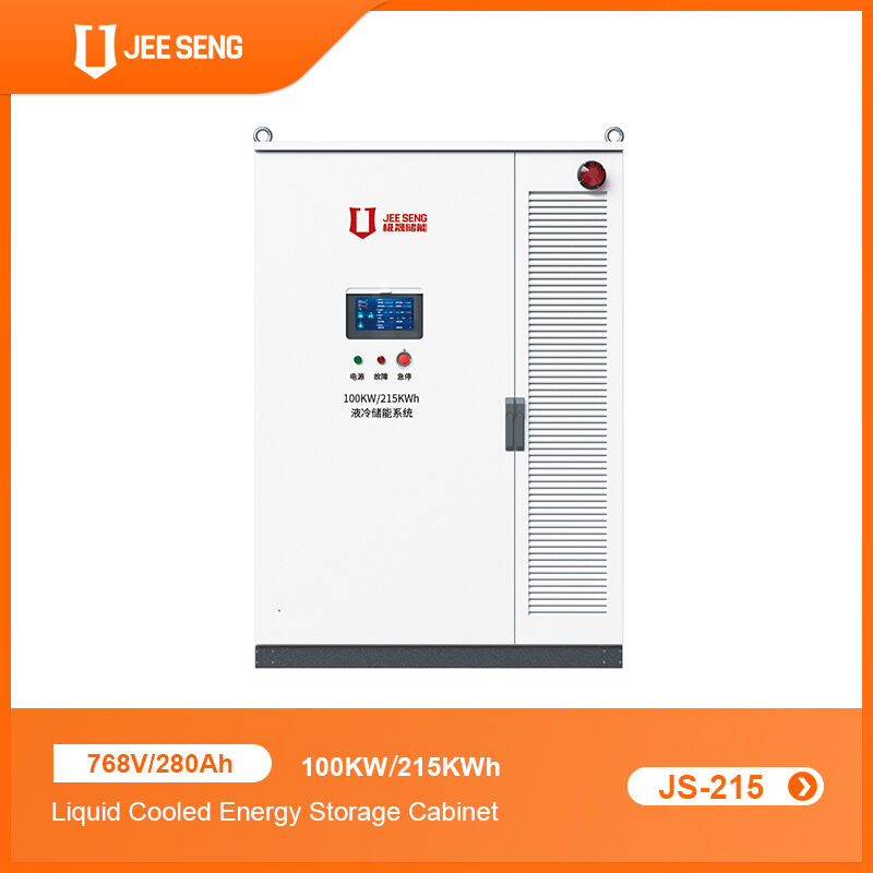 100KW 215KWh Armoire de stockage d'énergie refroidie par liquide Pour le système de stockage d'énergie industriel et commercial