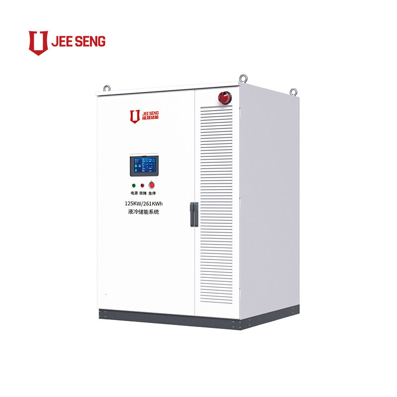 125KW/261KWh Armoire de stockage d'énergie refroidie par liquide Pour le système de stockage d'énergie industriel et commercial