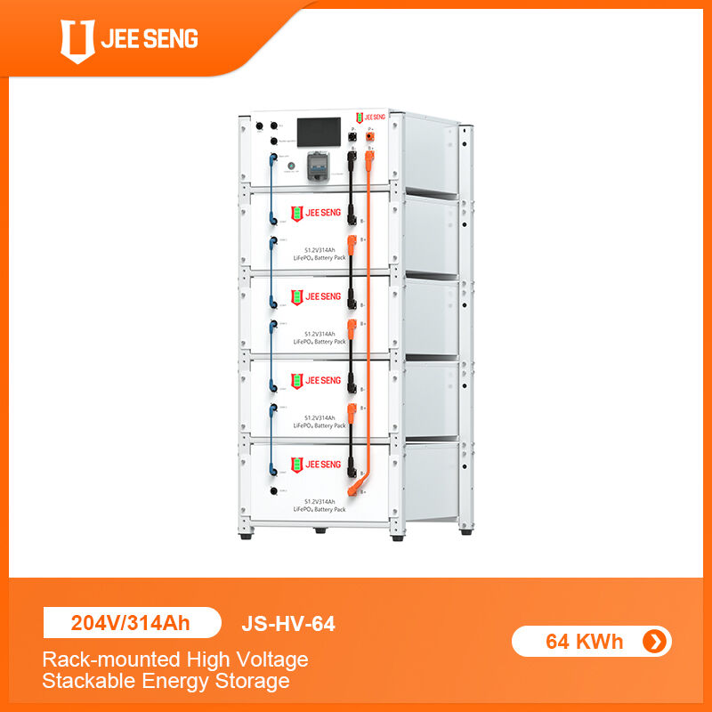 Batterie au lithium à haute tension empilée pour l'énergie solaire