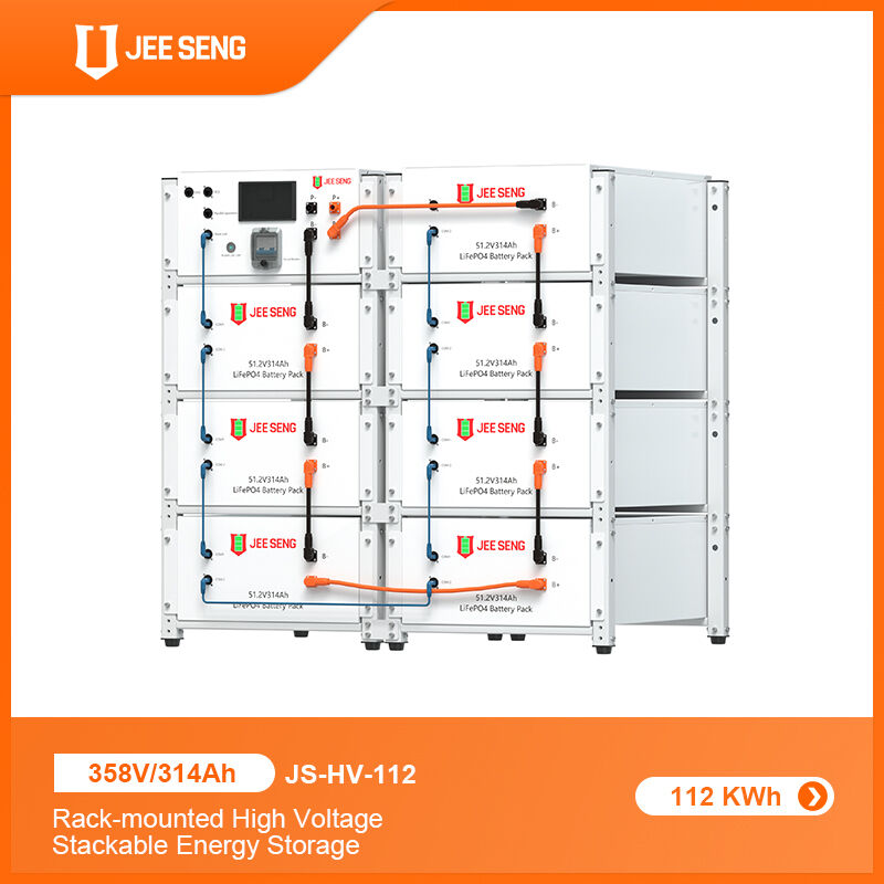 Batterie au lithium à haute tension empilée pour l'énergie solaire