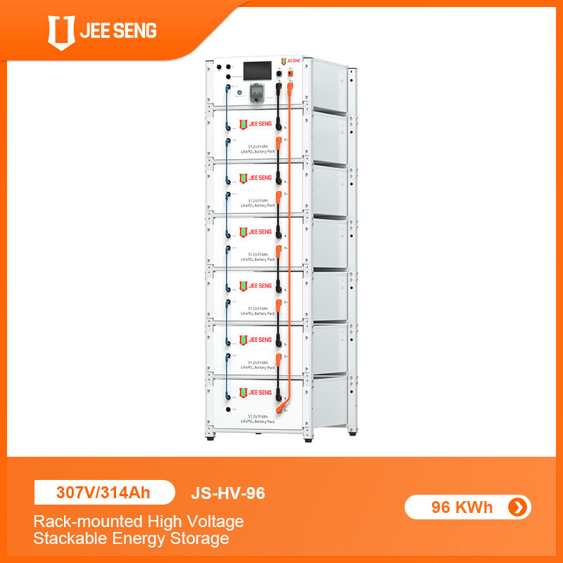Batterie au lithium à haute tension empilée pour l'énergie solaire