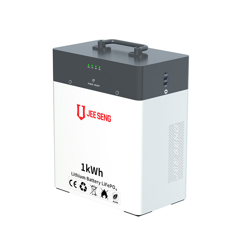 Nouveau design 1KWH Pouvoir portable stockage d'énergie batterie au lithium grande banque de puissance facile à utiliser